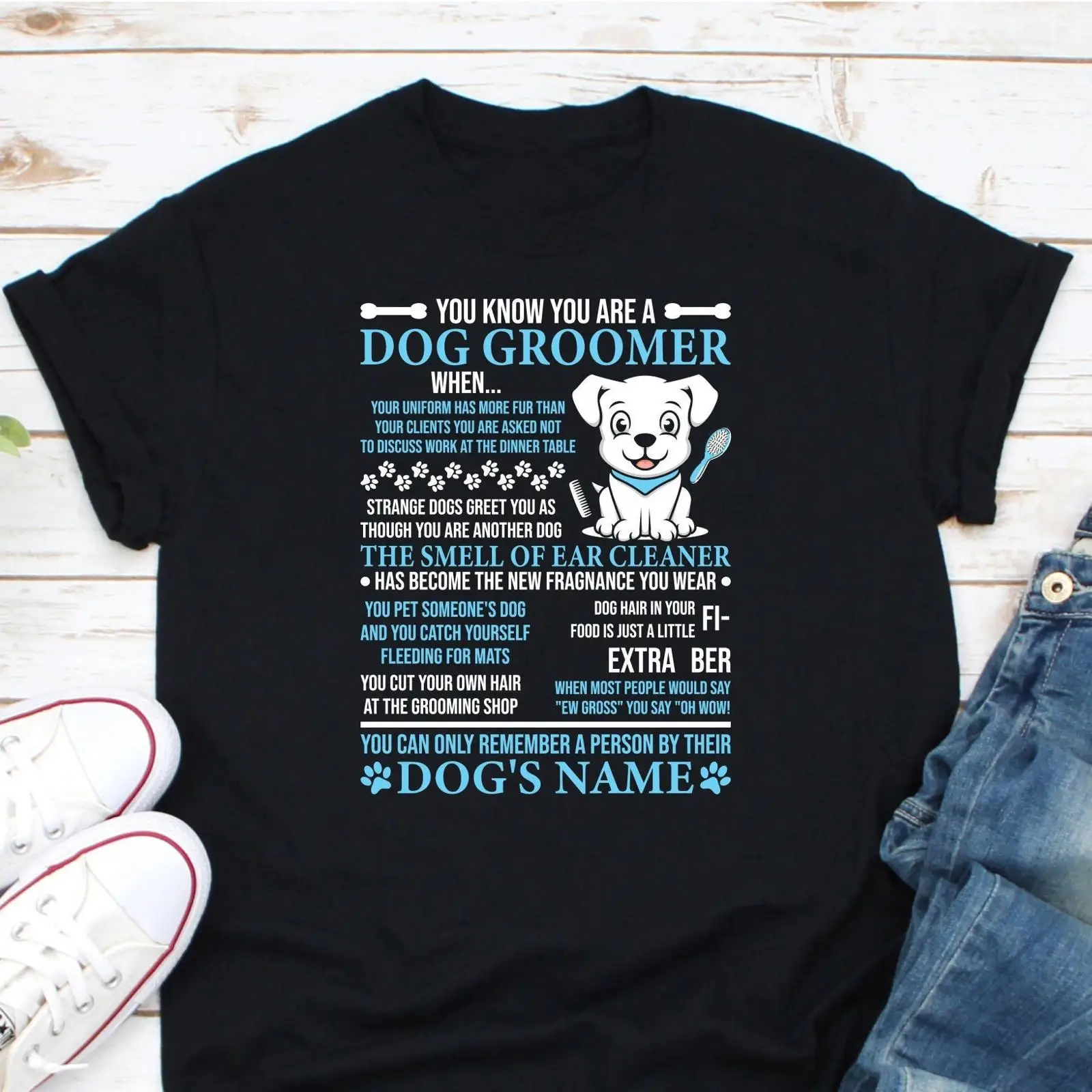 Men Grooming Quotes Short - Camiseta con cita humorística divertida de