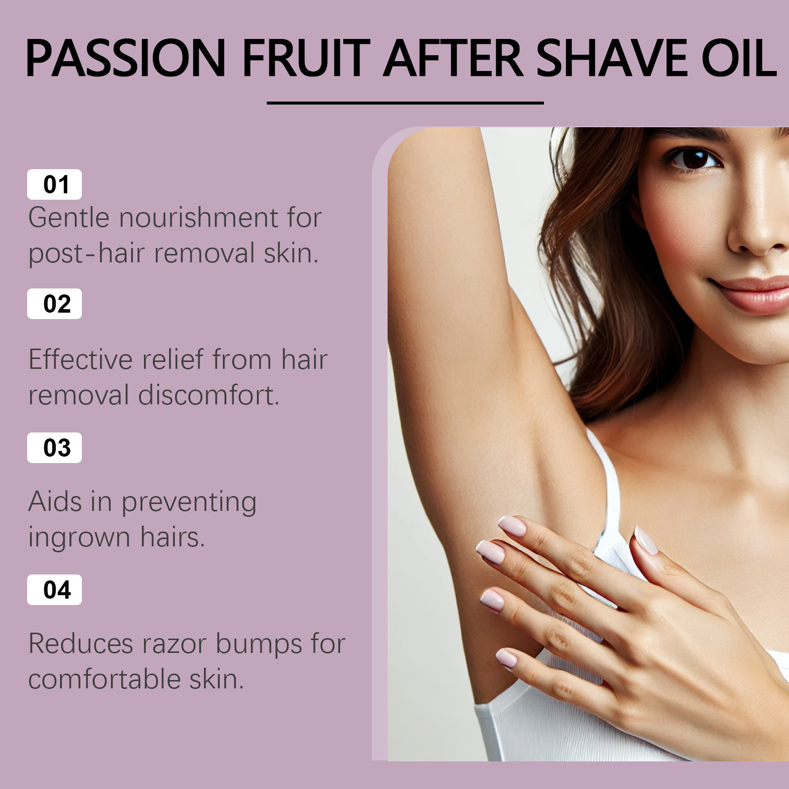 Ingrown Hair Serum - Aceite para después del afeitado, previene