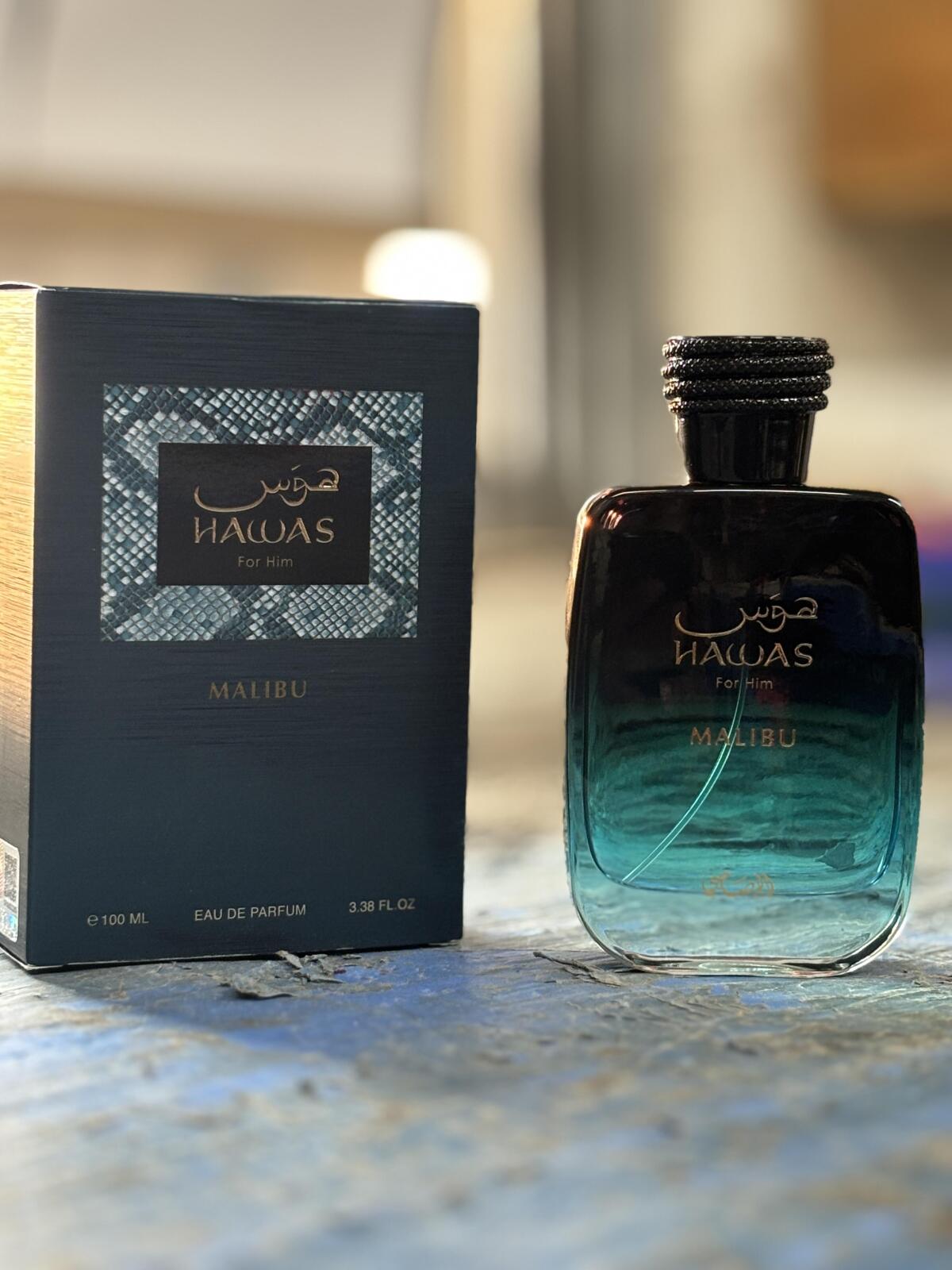 Rasasi Hawas Malibu For Him ED - Cologne Spray Bottle reseña y precio