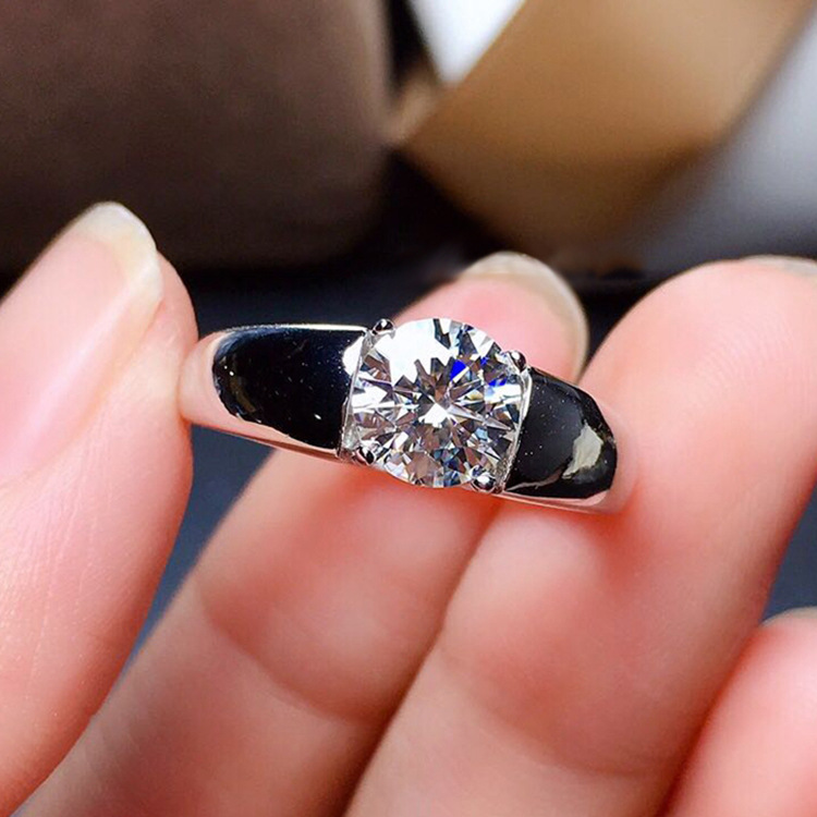 Anillo de plata de ley S925, c - Men'S Grooming Trends reseña y precio